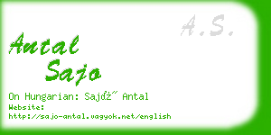 antal sajo business card